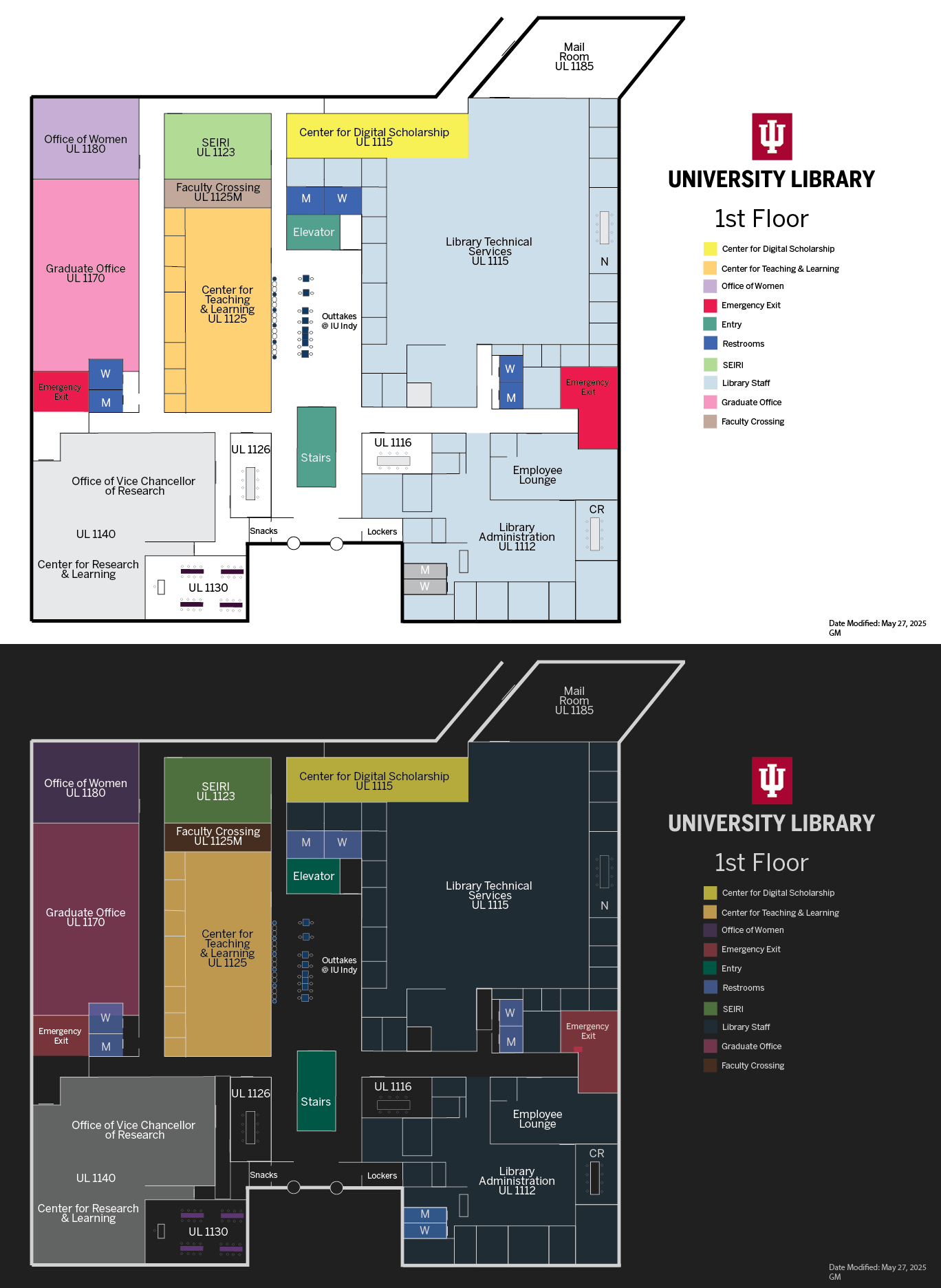 University Library Level One Map