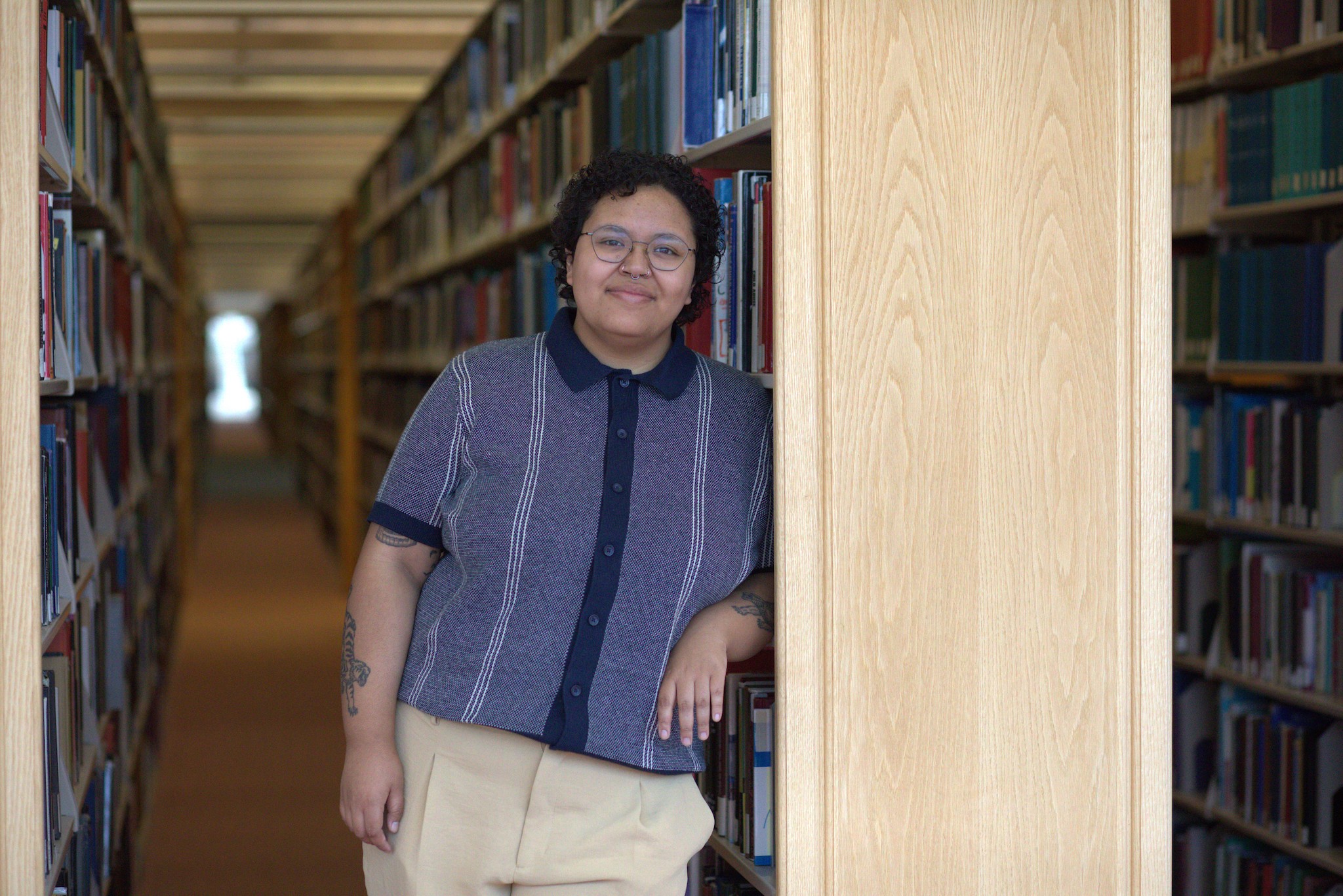 Color photo of Librarian Sunny Urquart from Indiana University Indianapolis Library