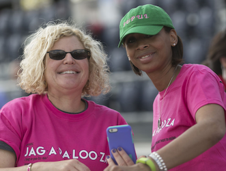 Two women enjoying Jagapalooza.