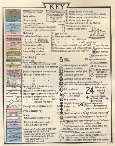 Sanborn Map Key