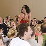 Drag queen dressed as Wonder Woman