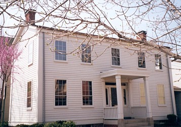 Governor Ray-Buschner-Stick House 302 N. Park Ave. ca. 1835, moved in 1977.