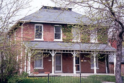 Hermann Koch Double Residence 338-340 N. College Ave. 1859.