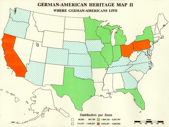 German American Heritage Map II