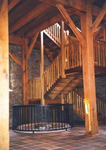 Interior of the restored Rapp Owen Granary